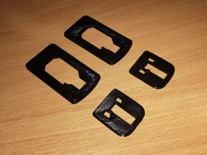 DICHTUNGEN F&Uuml;R VOLKSWAGEN GOLF 3 GRIFFE 3D Druckmodell