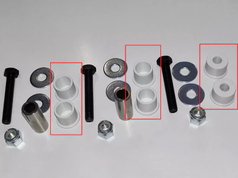 닛산 프리메라 P11-P12 Almera N15-N16 Micra K11 -06용 변속기 시프트 부싱 3D 프린트 모델