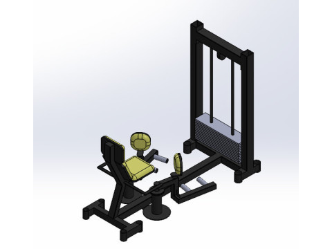 레그 스프레더(Leg Spreader)라는 스포츠 운동기구의 3D 모델