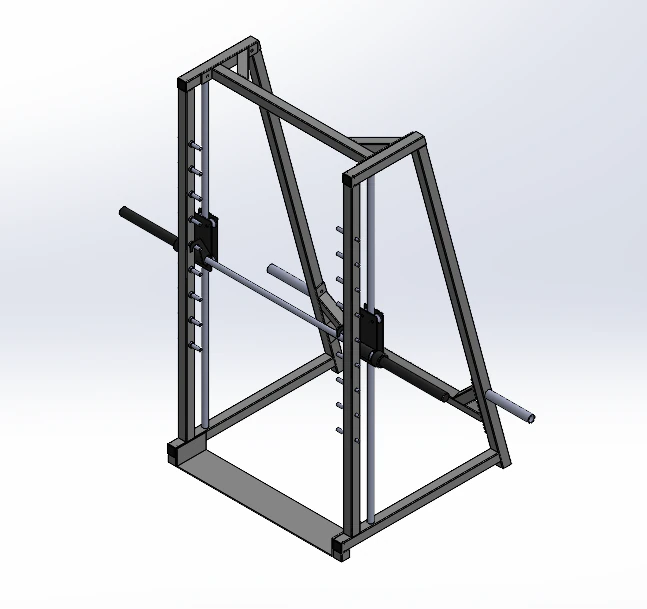of the Smith Machine sports trainer 3D Model .c4d .max .obj .3ds .fbx .stl .blend