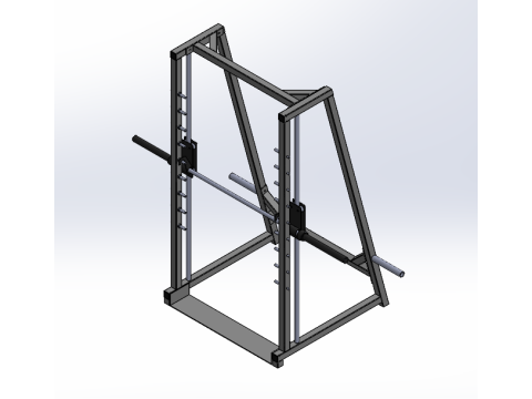 of the Smith Machine sports trainer 3D Model