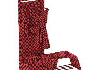 Decor with clothes 3D Модель