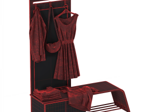 Decor with clothes 3D Модель