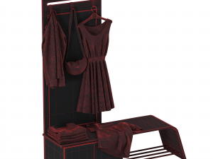 Decor with clothes 3D Модель