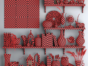 Decorative set 3D Model