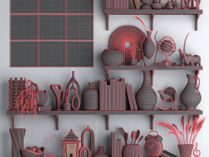 Decorative set 3D Model