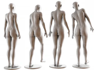 Female Mannequin Collection Vol 01 Pbr Low Poly 3D Model