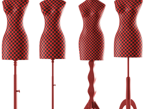 Sewing mannequin PBRlow poly 4k Modelo 3D