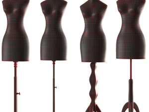 Sewing mannequin PBRlow poly 4k Modelo 3D