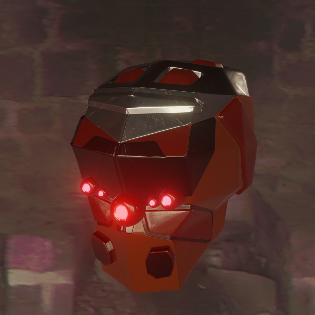 robo head Model 3D .c4d .max .obj .3ds .fbx .stl .blend 