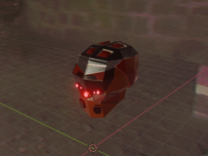 robo head Model 3D