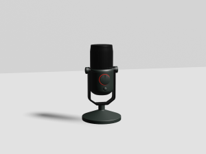 microphone Modelo 3D