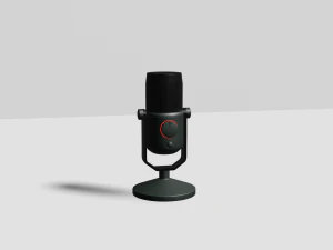 mikrofon Model 3D