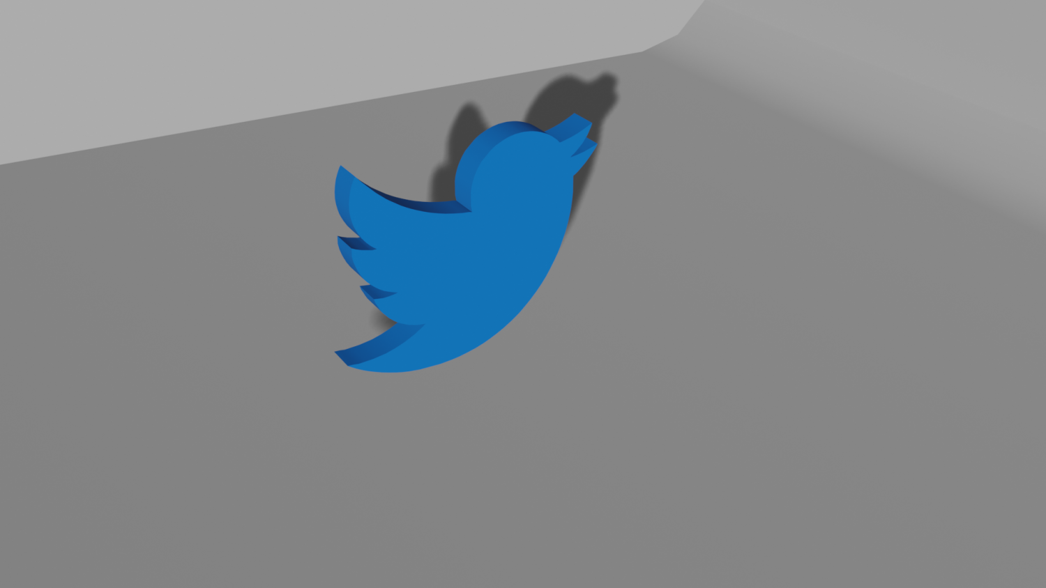 Twitter Bird 3D Model