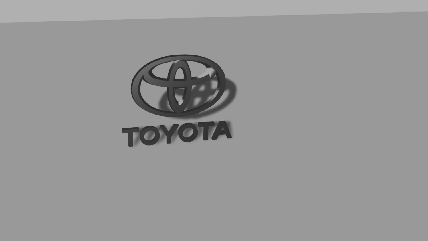 toyota logo set 3D Model .c4d .max .obj .3ds .fbx .stl .blend 