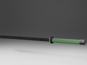 katana low low-poly 3D Model