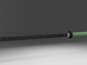 katana low low-poly 3D Модель