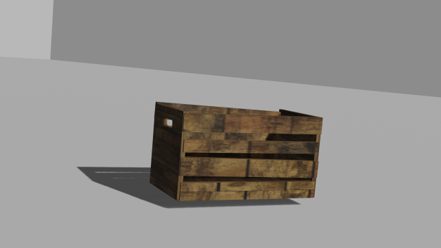wood box 3D Model .c4d .max .obj .3ds .fbx .stl .blend 