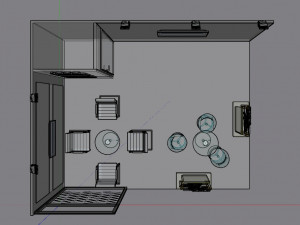 4 in 1 Exhibition stand Modèle 3D