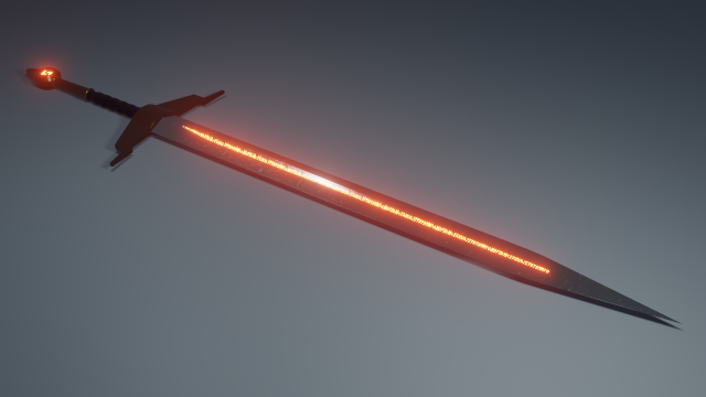 sword 3D Модель .c4d .max .obj .3ds .fbx .stl .blend 