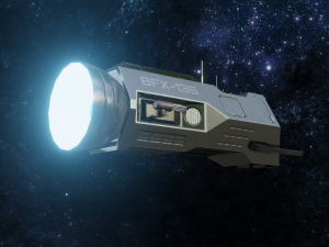 spaceship frigate bfx-135 Modelo 3D