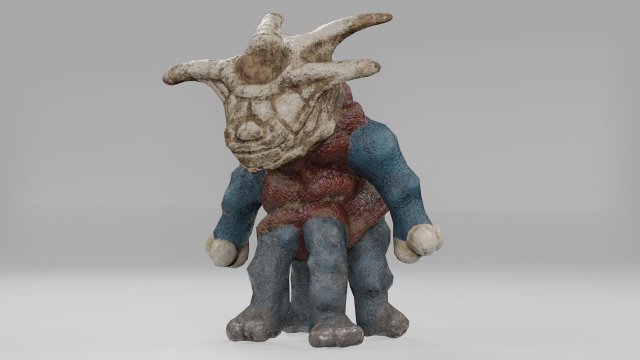 stylized monster julermo 3D Model .c4d .max .obj .3ds .fbx .stl .blend 