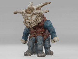 stylized monster julermo 3D Model