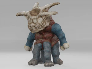 monstro estilizado julermo Modelo 3D