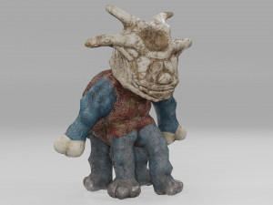 stylized monster julermo 3D Model