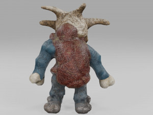 stylized monster julermo 3D Model