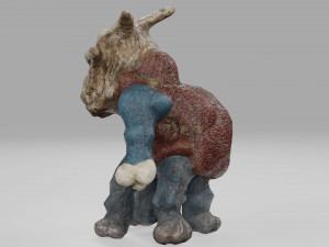 stylized monster julermo 3D Model