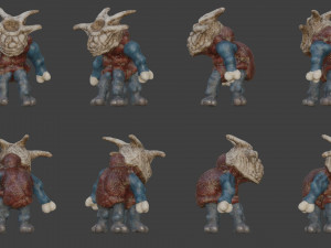 stylized monster julermo 3D Model
