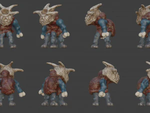 stylized monster julermo 3D Model