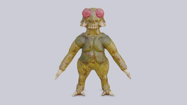 stylized monster lupio Modèle 3D .c4d .max .obj .3ds .fbx .stl .blend 