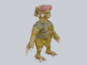 stylized monster lupio Modèle 3D