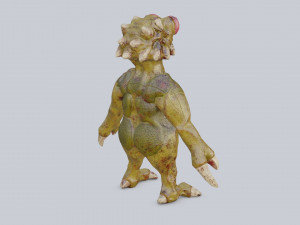 stylized monster lupio Modèle 3D