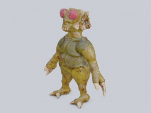 stylized monster lupio Modèle 3D