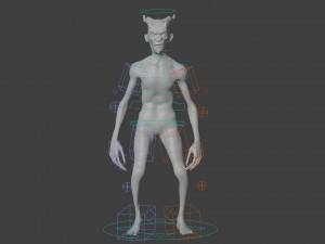 evil monster catos Modelo 3D