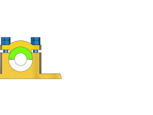 plummer block Model 3D