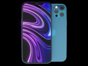 iphone 12 pro all official colors vr - ar - low-poly 3d 3D-Modell