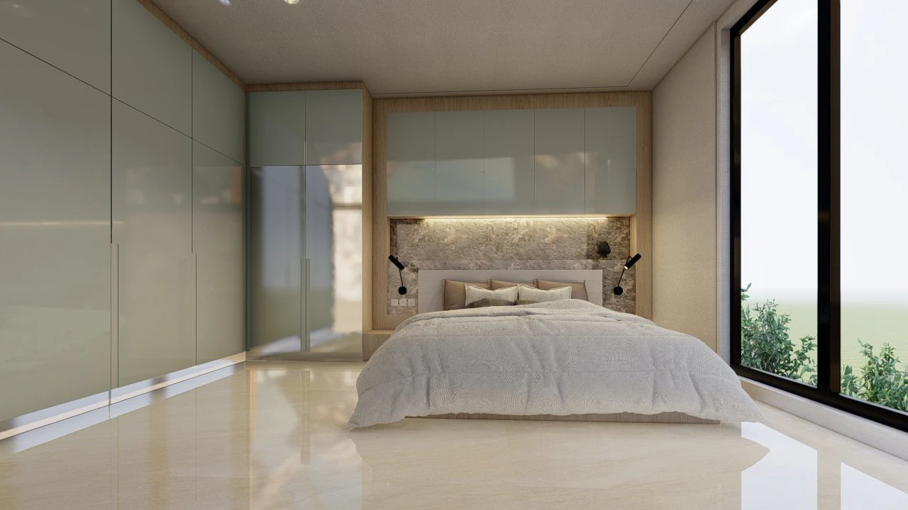 主卧室 3D 模型 .c4d .max .obj .3ds .fbx .stl .blend 