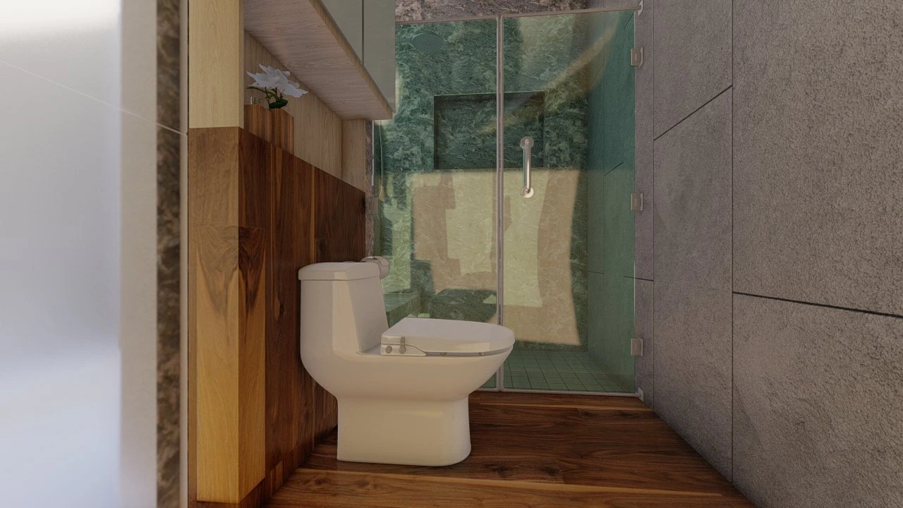 Small Bathroom 3D Model .c4d .max .obj .3ds .fbx .stl .blend 
