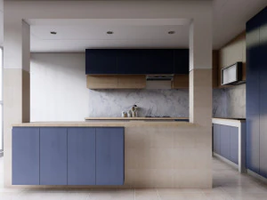 Minimalis Kitchen Set 3D Model