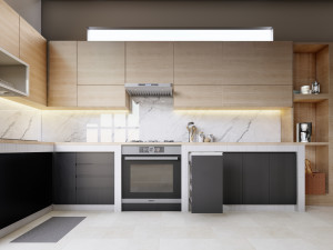Scandinavian Kitchen Set 3D मॉडल