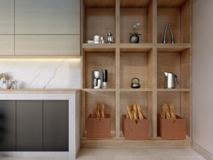 Scandinavian Kitchen Set 3D मॉडल