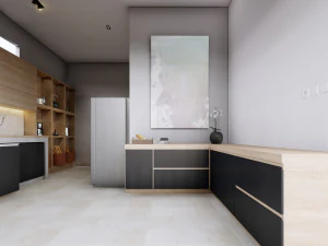 Scandinavian Kitchen Set 3D Model