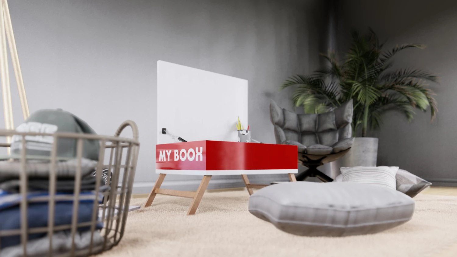 MULTIFUNCTION TABLE 3D Model .c4d .max .obj .3ds .fbx .stl .blend 
