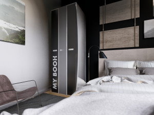 MODERN WARDROBE 3D मॉडल