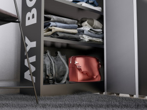 MODERN WARDROBE 3D मॉडल