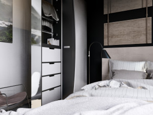 MODERN WARDROBE 3D मॉडल